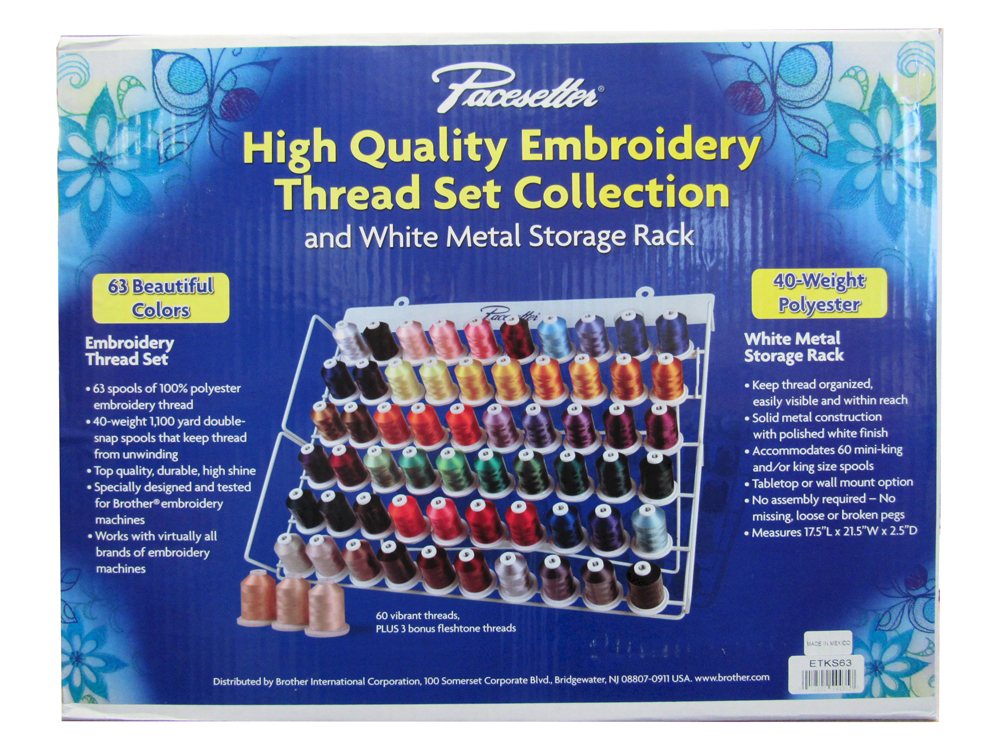 Brother Polyester Embroidery Thread - Fleshtone - 10 Pack