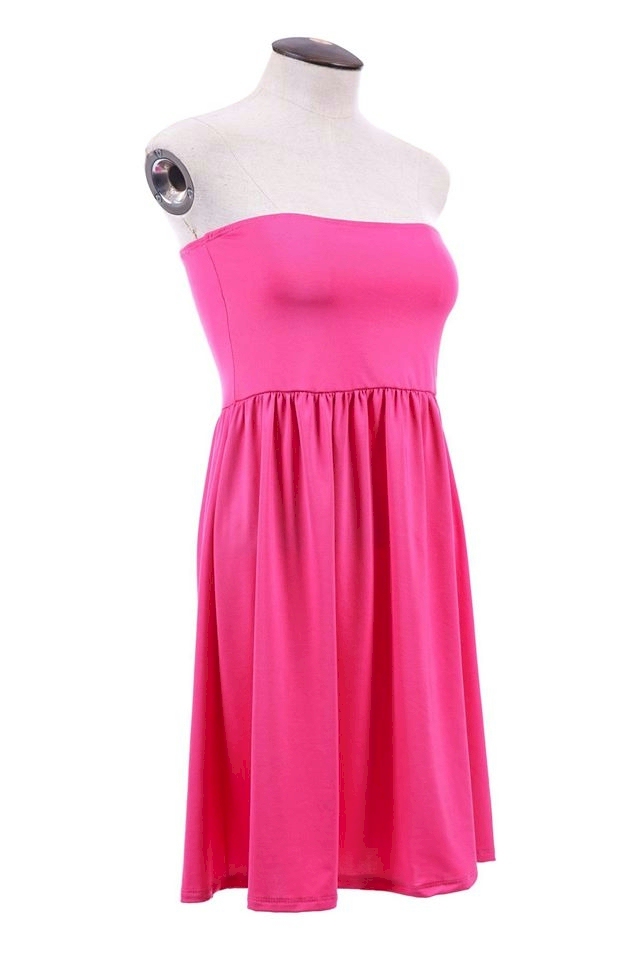 Classic Swimsuit CoverUp Dress HOT PINK CLOSEOUT