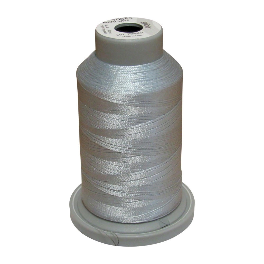 Glide Thread Trilobal Polyester No. 40 - 1000 Meter Spool - 10643 Mercury