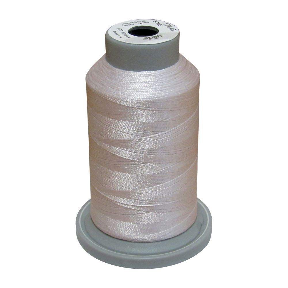 Glide Thread Trilobal Polyester No. 40 - 1000 Meter Spool - 17443 Bone