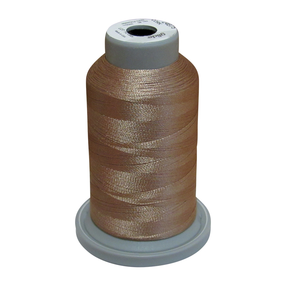 Glide Thread Trilobal Polyester No. 40 - 1000 Meter Spool - 24675 Cork