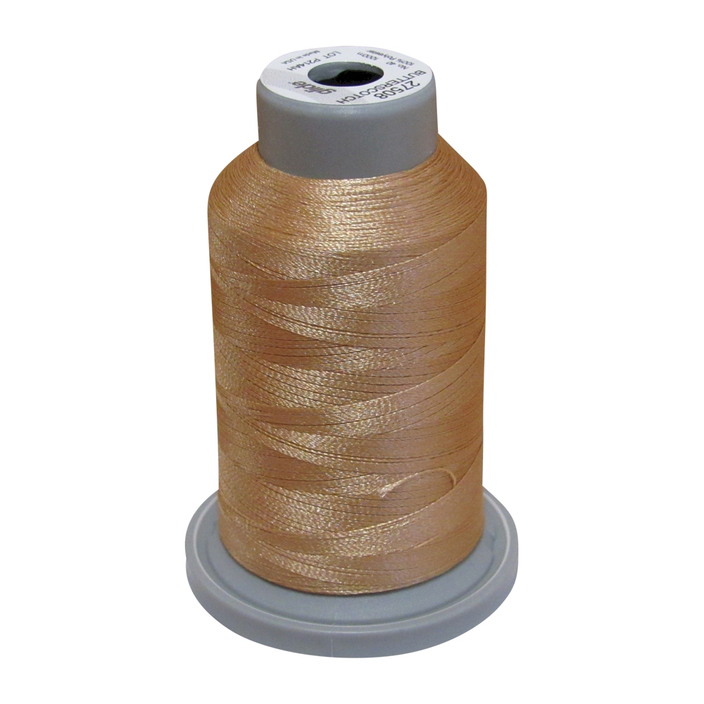 Glide Thread Trilobal Polyester No. 40 - 1000 Meter Spool - 27508 Butterscotch