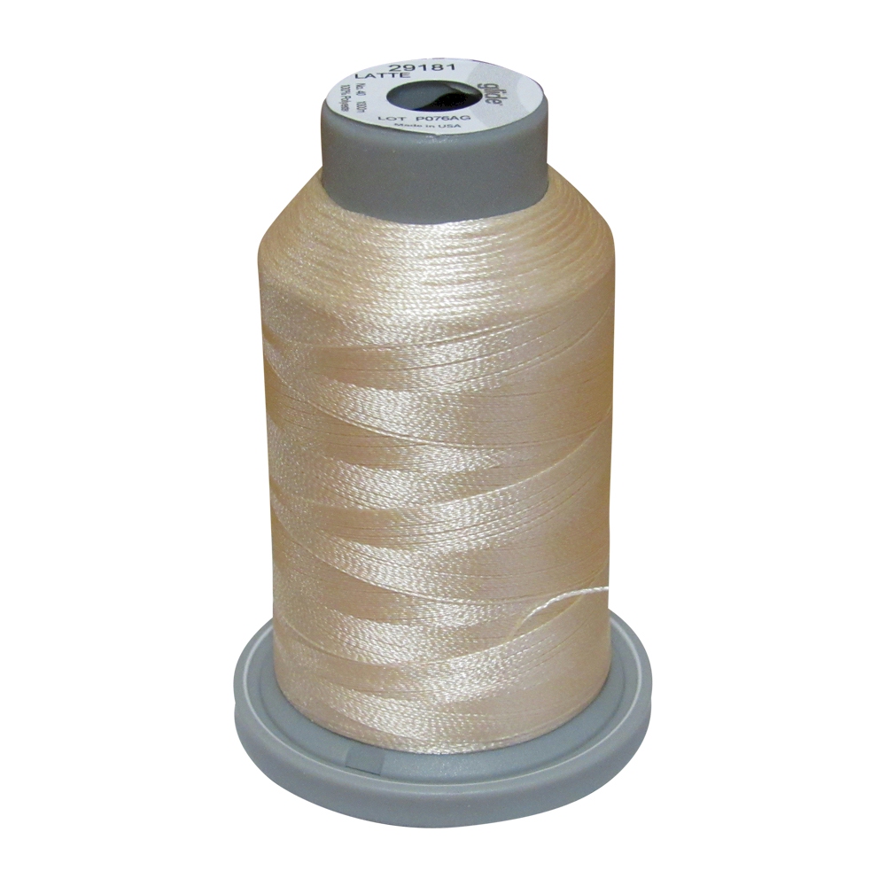 Glide Thread Trilobal Polyester No. 40 - 1000 Meter Spool - 29181 Latte
