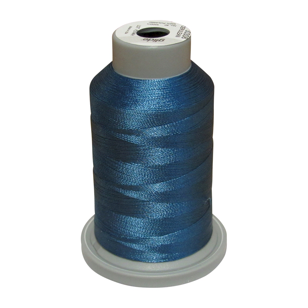 Glide Thread Trilobal Polyester No. 40 - 1000 Meter Spool - 30308 Cerulean