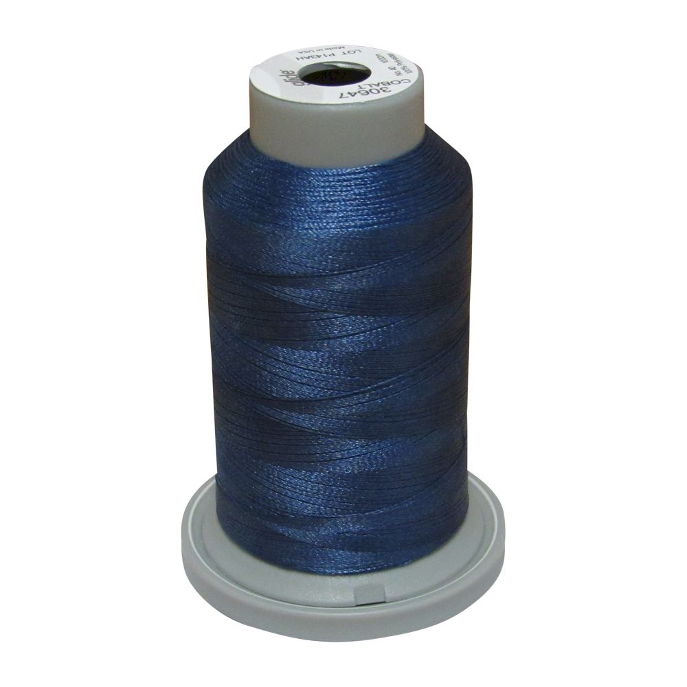 Glide Thread Trilobal Polyester No. 40 - 1000 Meter Spool - 30647 Cobalt