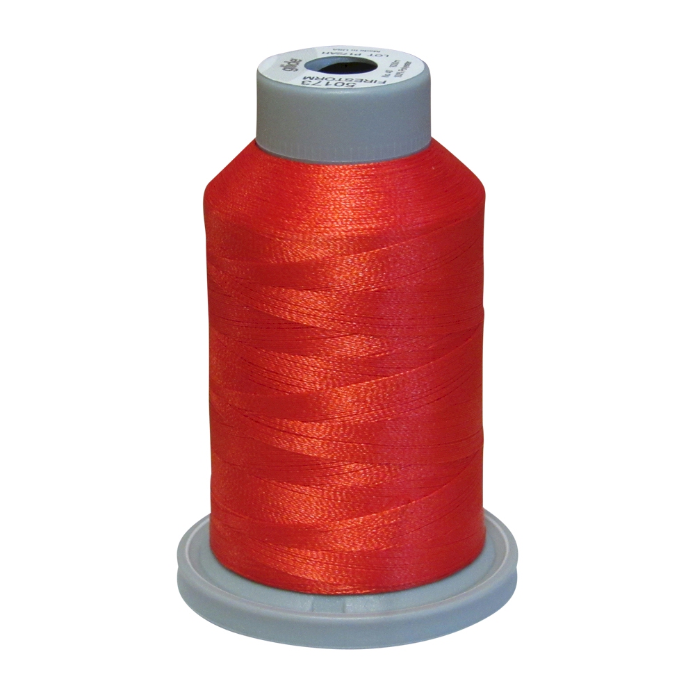 Glide Thread Trilobal Polyester No. 40 - 1000 Meter Spool - 50173 Firestorm