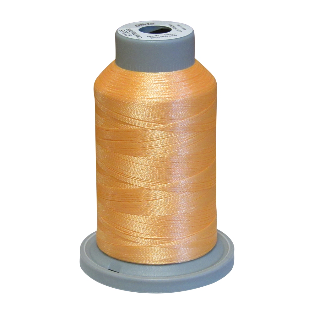 Glide Thread Trilobal Polyester No. 40 - 1000 Meter Spool - 91355 Cantaloupe