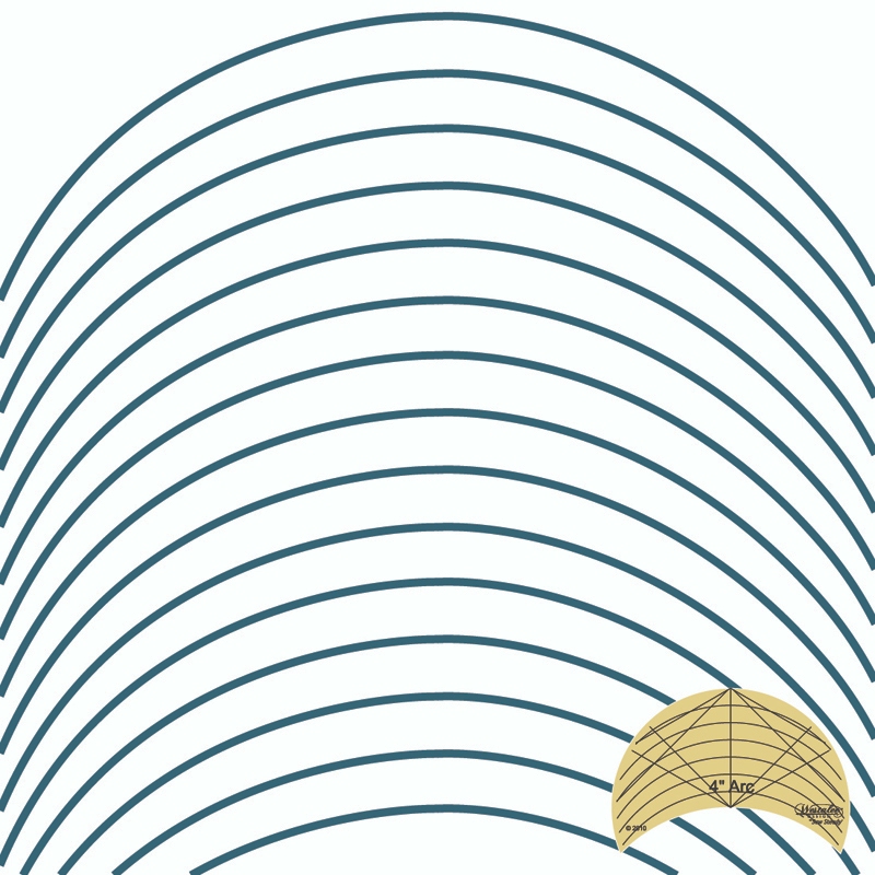 Westalee Design - 4" Design Arc Template