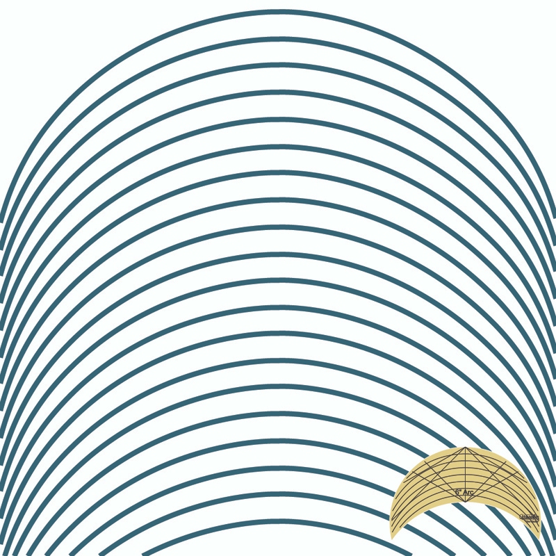 Westalee Design - 6" Design Arc Template