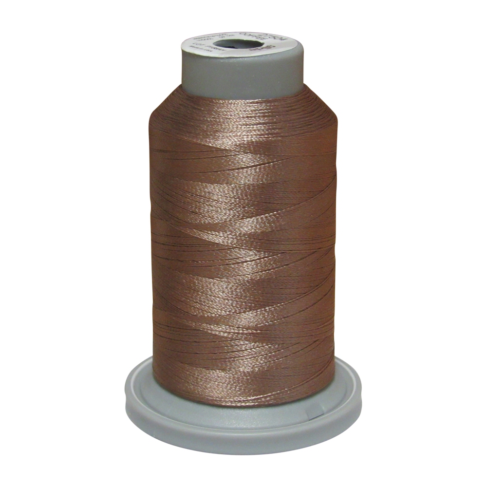 Glide Thread Trilobal Polyester No. 40 - 1000 Meter Spool - 27504 Coffee
