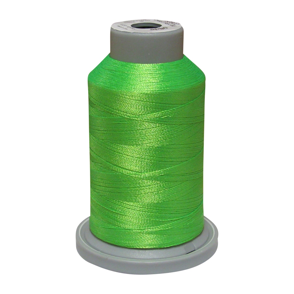 Glide Thread Trilobal Polyester No. 40 - 1000 Meter Spool - 60802 Chartreuse