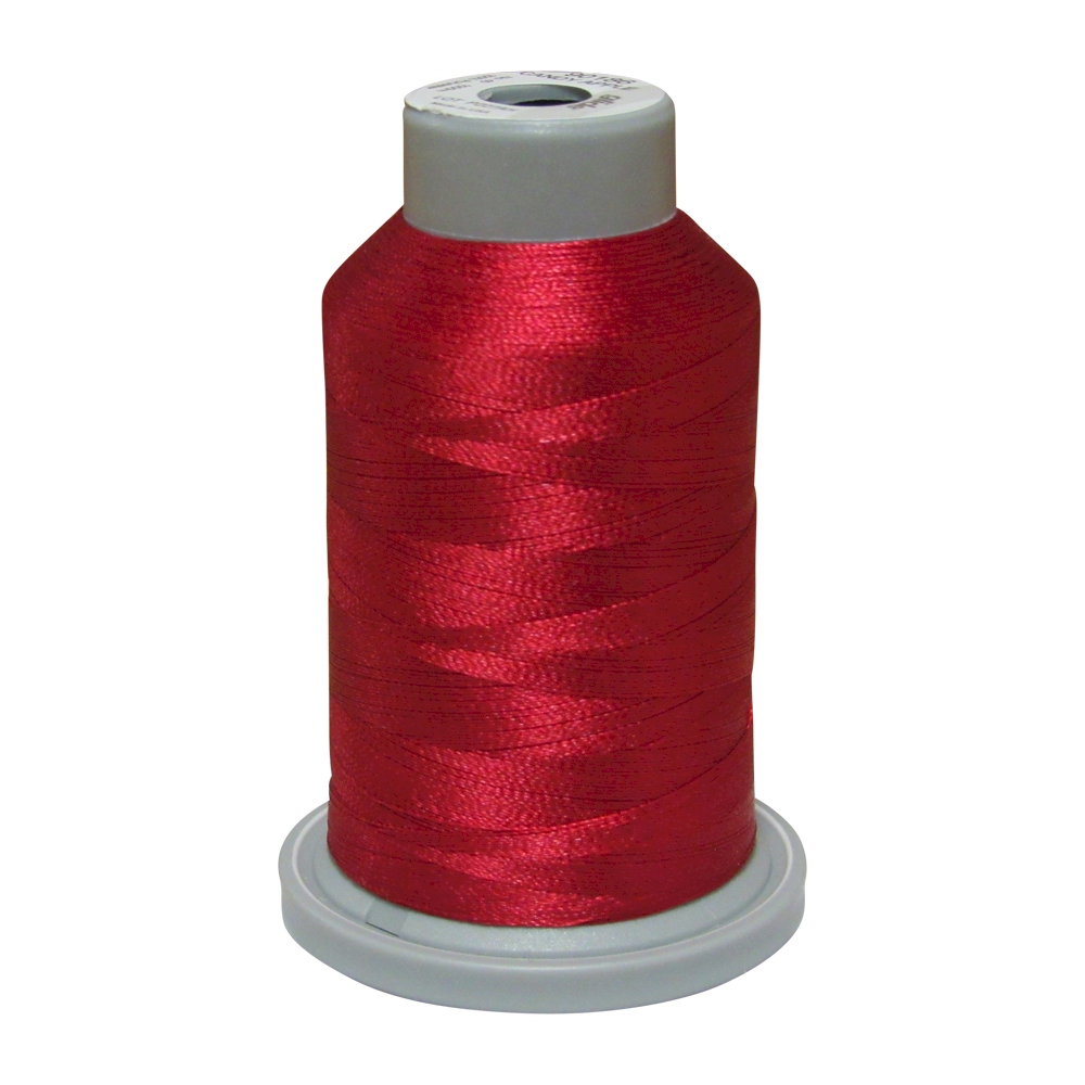 Glide Thread Trilobal Polyester No. 40 - 1000 Meter Spool - 90186 Candy Apple Red