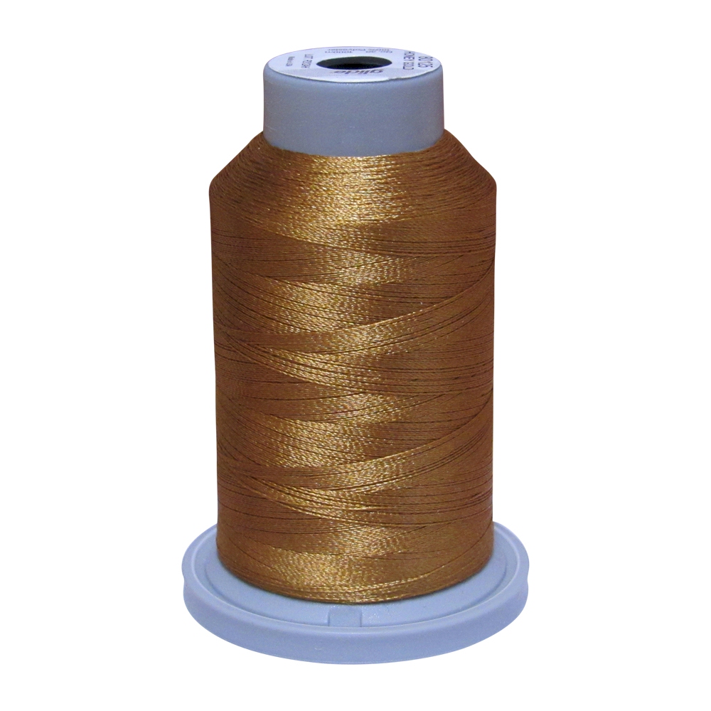 Glide Thread Trilobal Polyester No. 40 - 1000 Meter Spool - 80125 Honey Gold