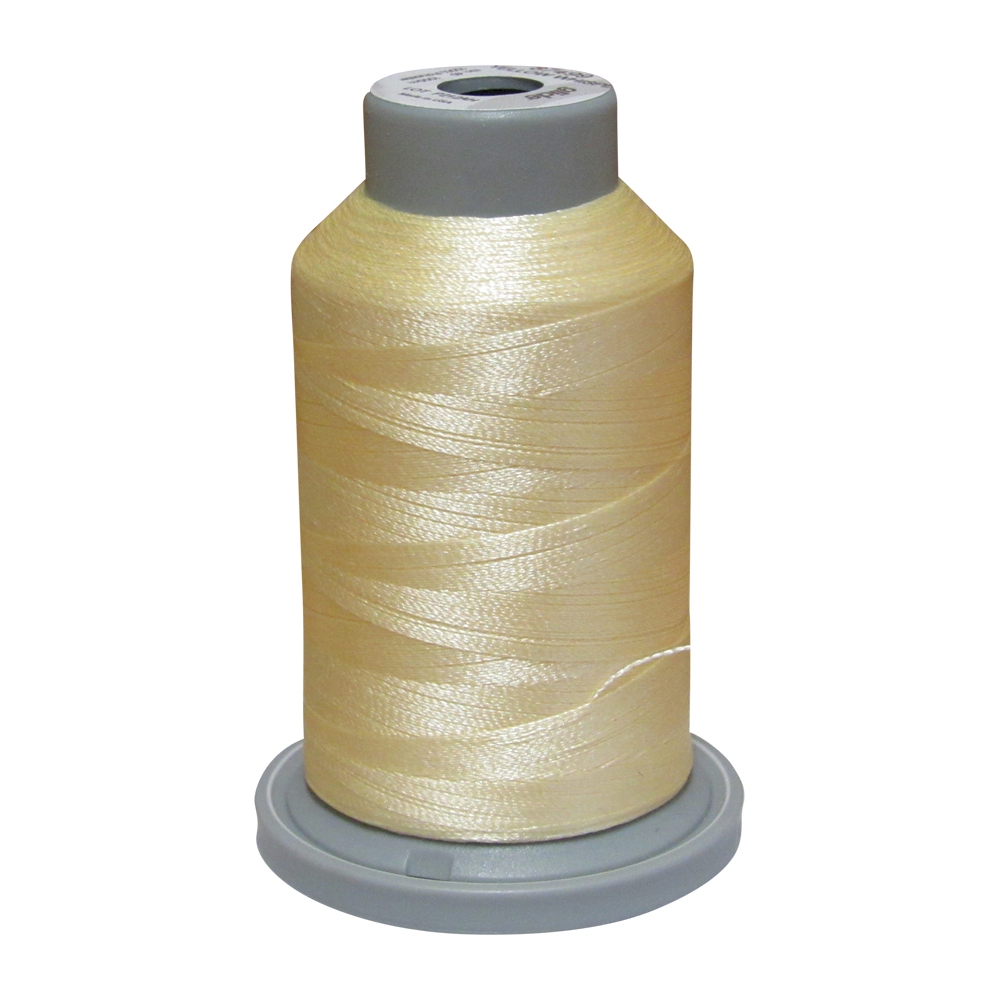 Glide Thread Trilobal Polyester No. 40 - 1000 Meter Spool - 87499 Yellow Whisper