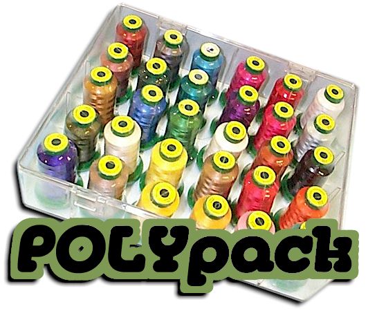 POLYpack ES0010-ES0187 Poly-X40 Polyester Embroidery Thread Kit