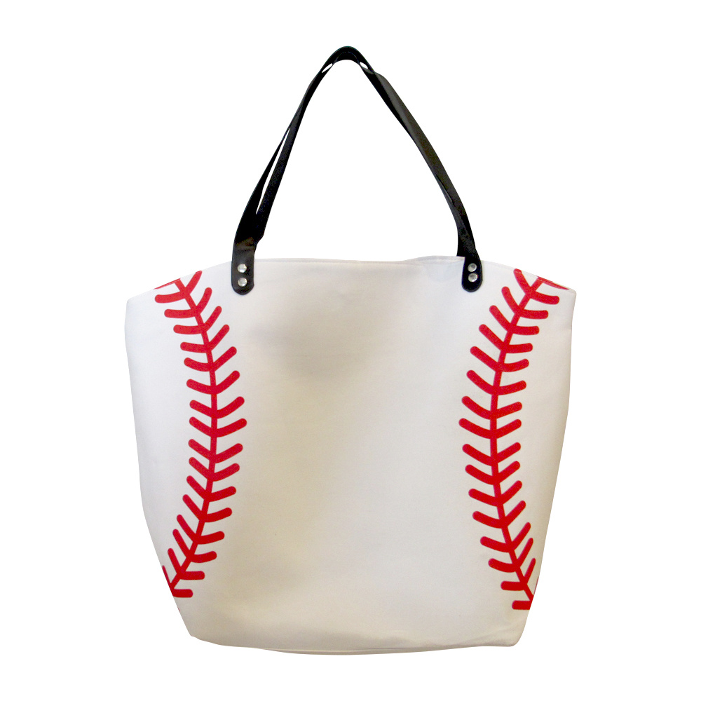 The "Take Me Out To The Ball Game" Canvas Baseball Tote