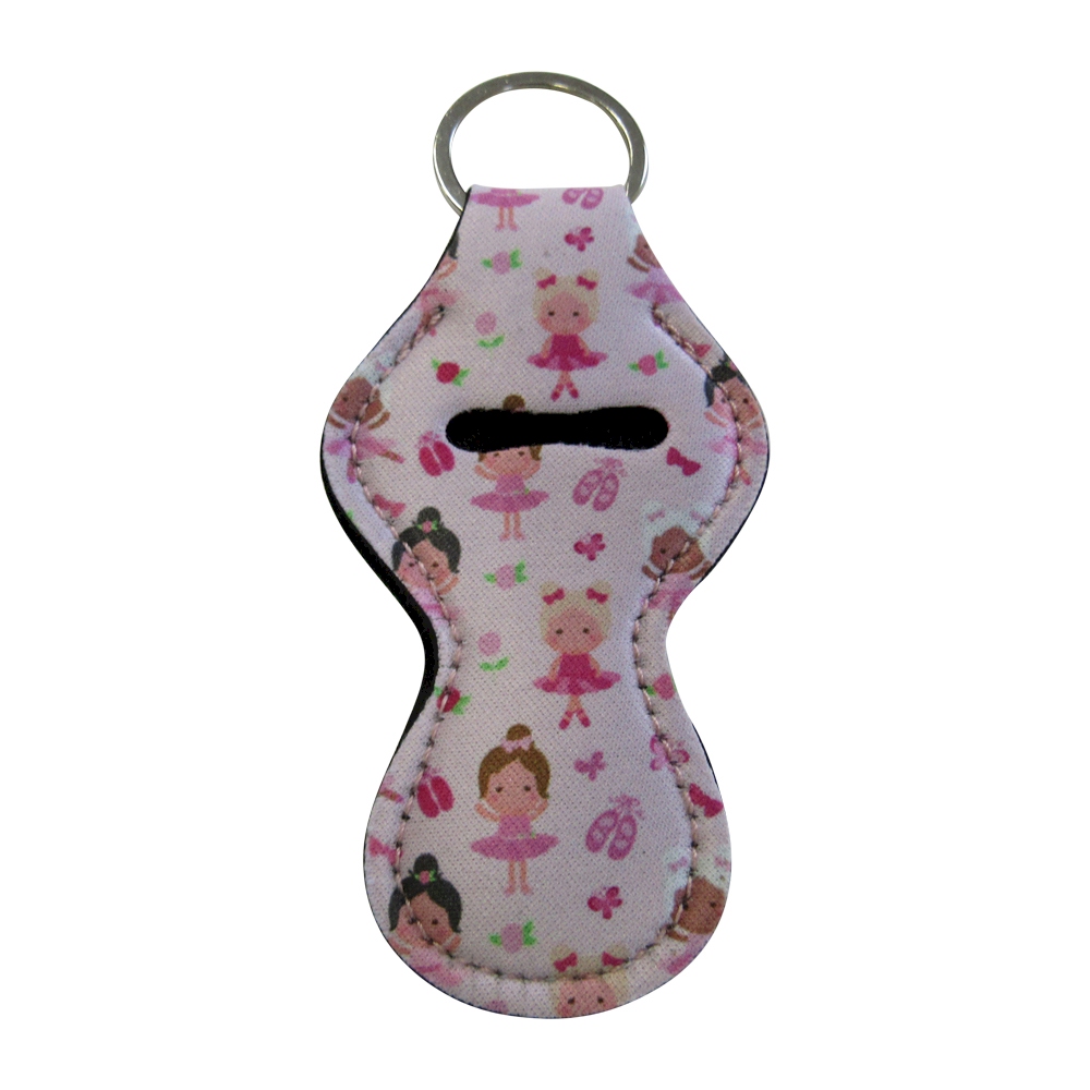 Ballet Print Neoprene Chapstick Holder - CLOSEOUT