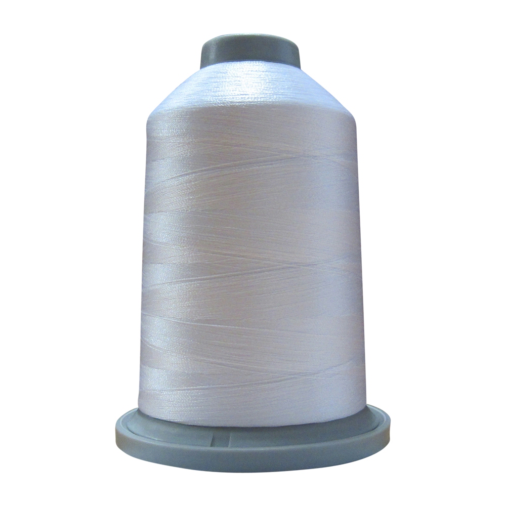 Glide Thread Trilobal Polyester No. 40 - 5000 Meter Spool - 10002 Super White