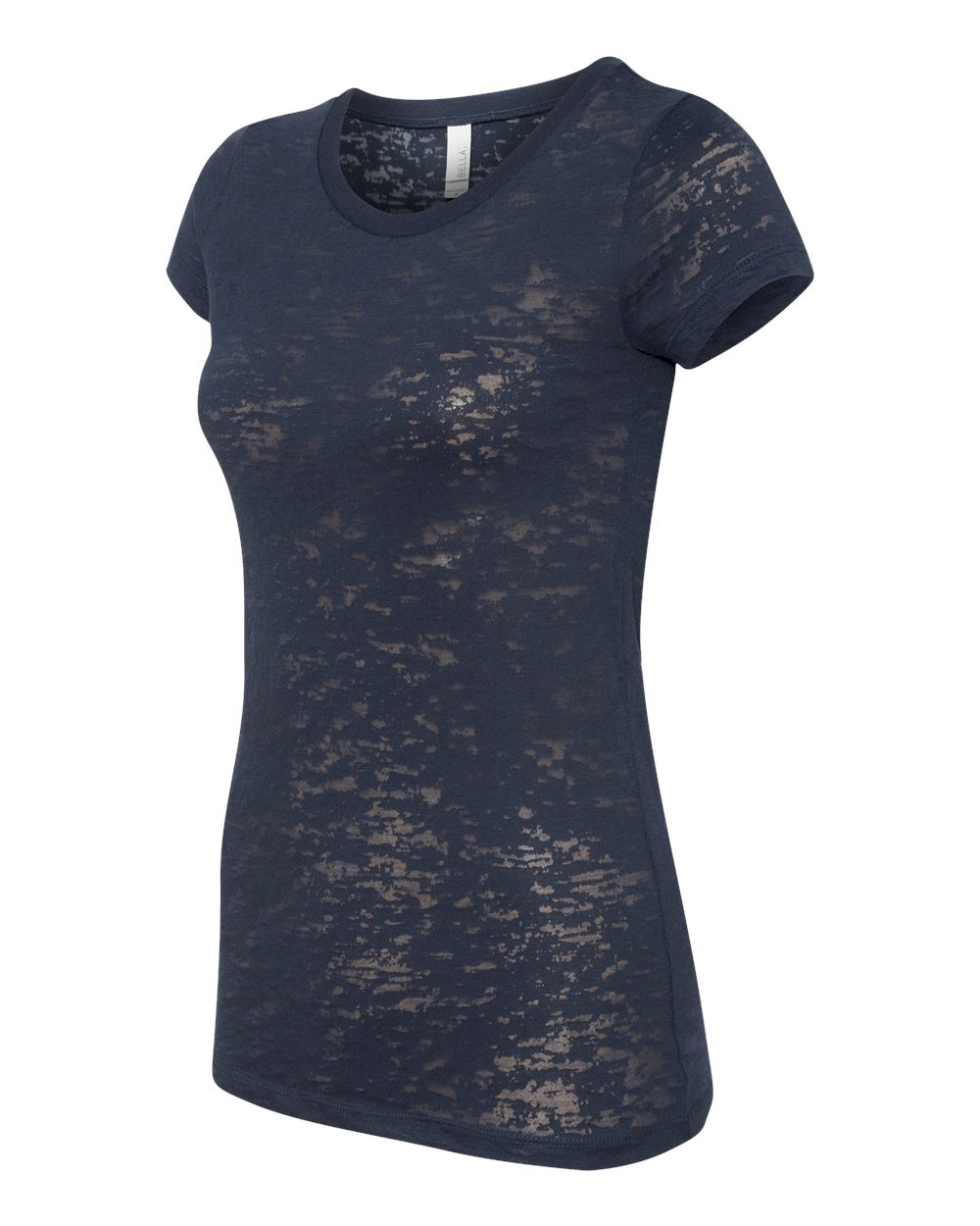 Bella + Canvas Ladies' Burnout T-Shirt Embroidery Blanks - NAVY