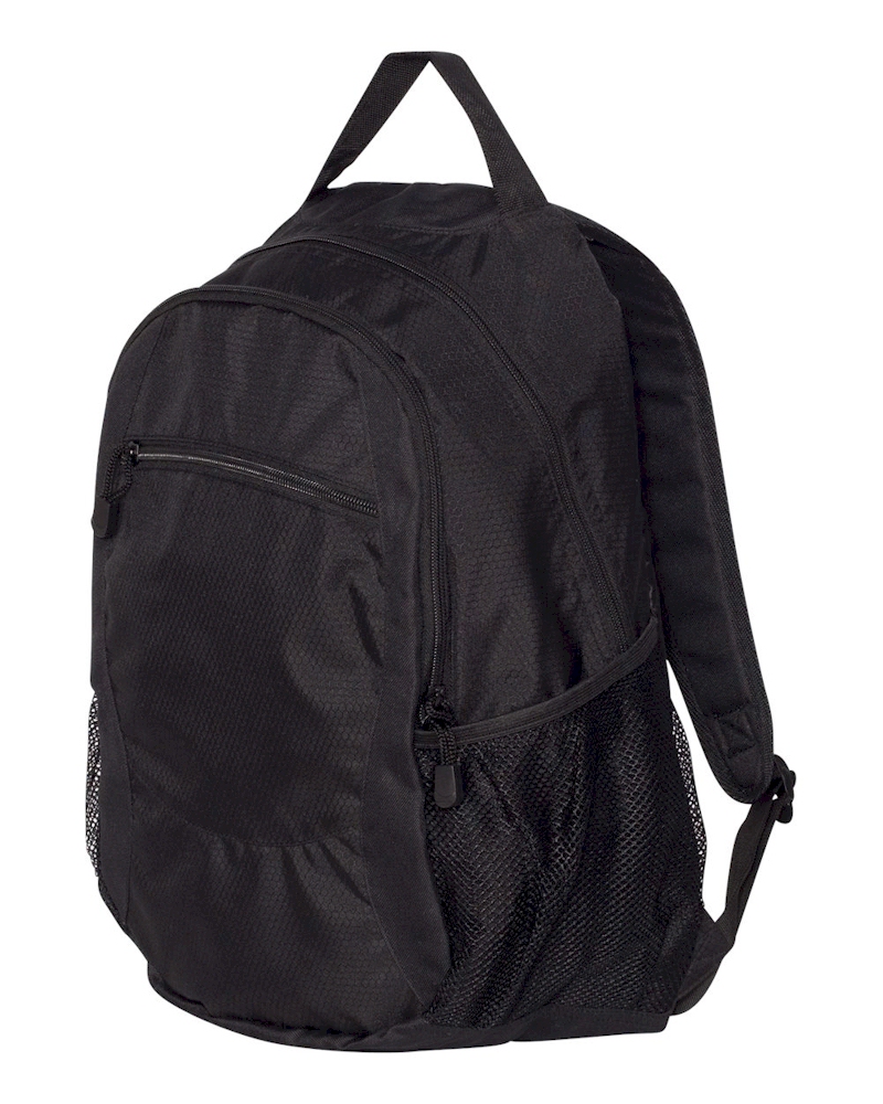 Campus Backpack by Liberty Bags Embroidery Blanks - BLACK/BLACK