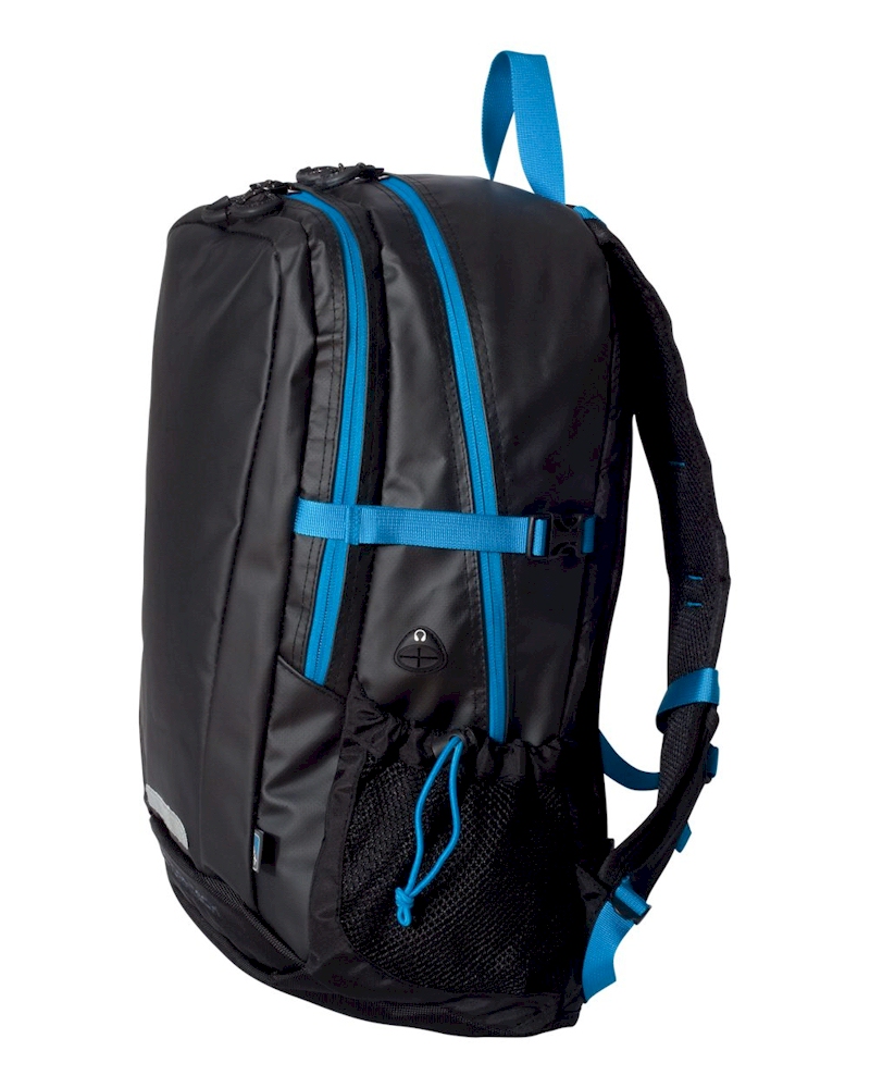 Waterproof Backpack by Stormtech Embroidery Blanks - BLACK/METHYL BLUE