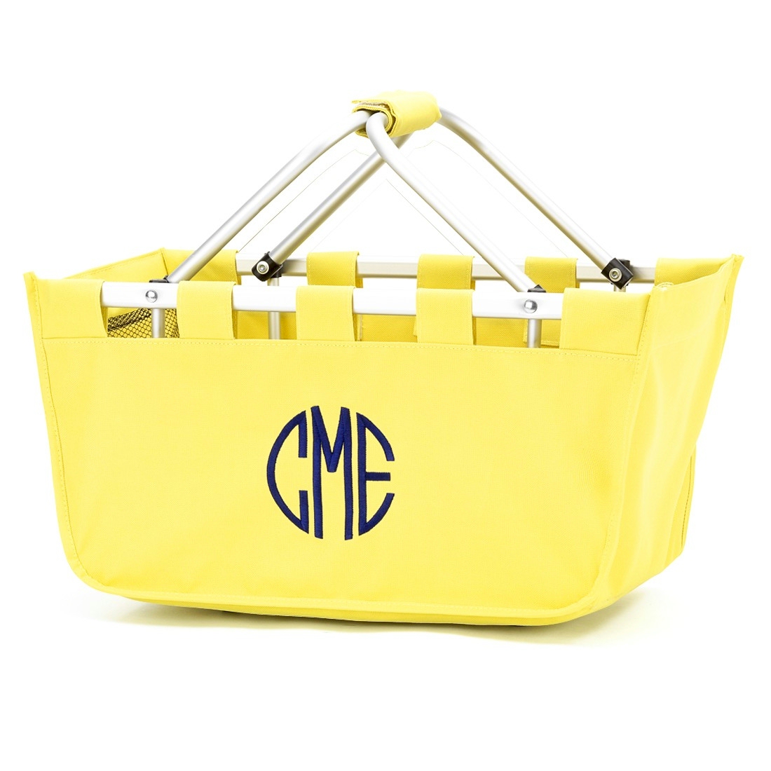 Foldable Market Tote Embroidery Blanks - YELLOW