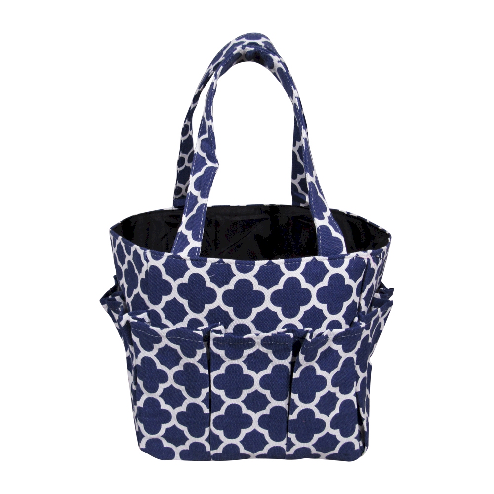 The Coral Palms® Canvas Craft & Garden Multi-Purpose Carry-All Tote - NAVY - CLOSEOUT