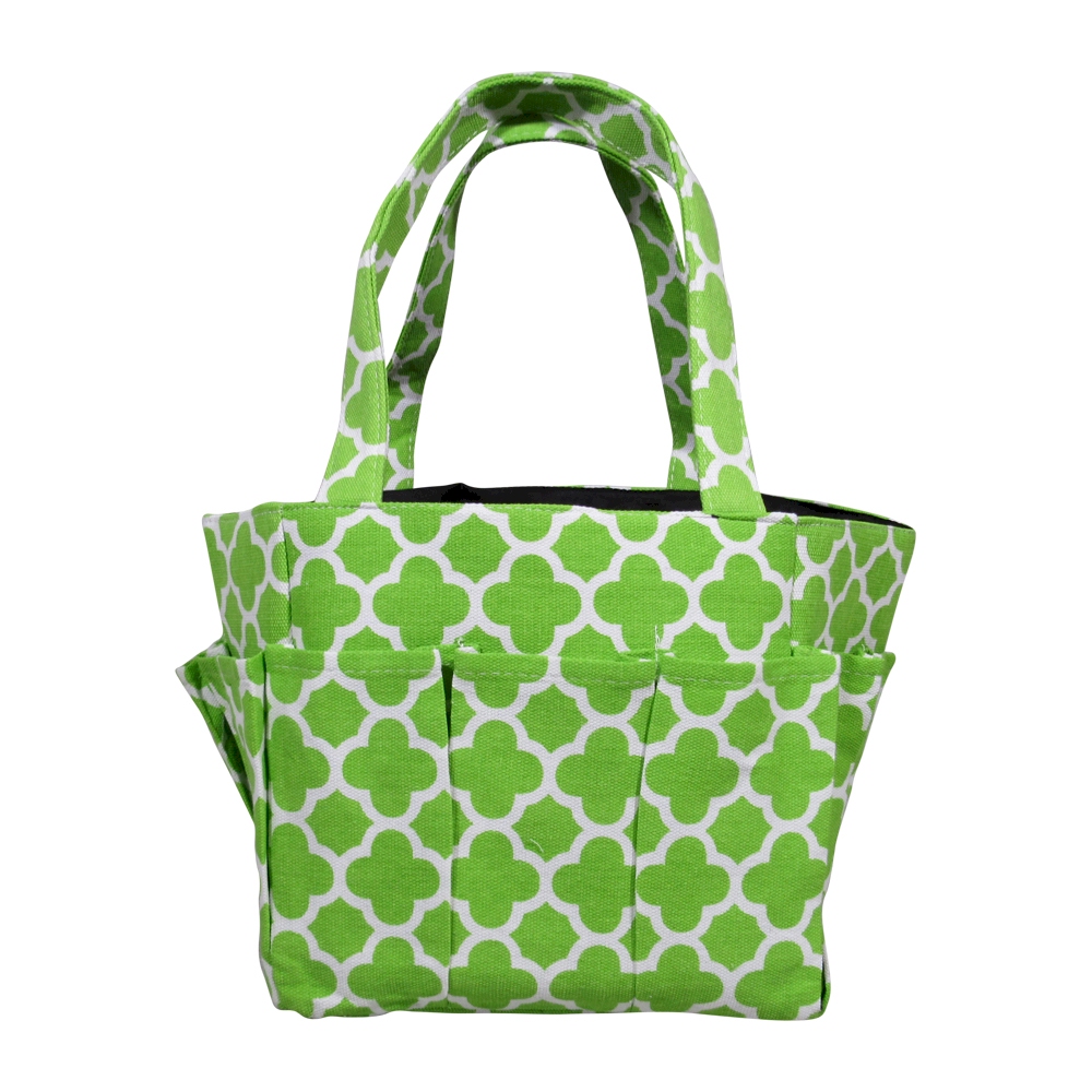 The Coral Palms® Canvas Craft & Garden Multi-Purpose Carry-All Tote - LIME - CLOSEOUT
