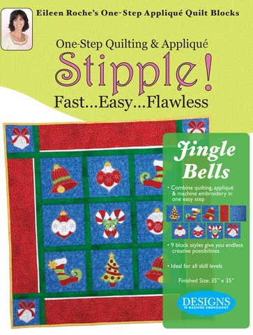 One Step Quilting & Applique Stipple - Jingle Bells from Eileen Roche