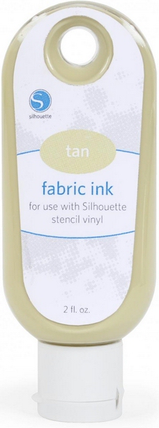 Silhouette Fabric Ink 2.0oz Bottle - TAN - CLOSEOUT