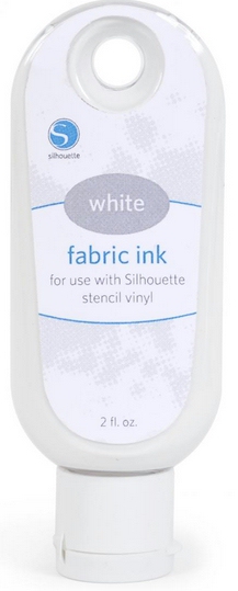 Silhouette Fabric Ink 2.0oz Bottle - WHITE - CLOSEOUT