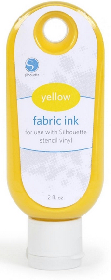 Silhouette Fabric Ink 2.0oz Bottle - YELLOW - CLOSEOUT