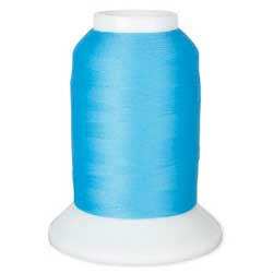 YLI Woolly Nylon Serger Thread - 1000 Meter Spool - MEDIUM BLUE