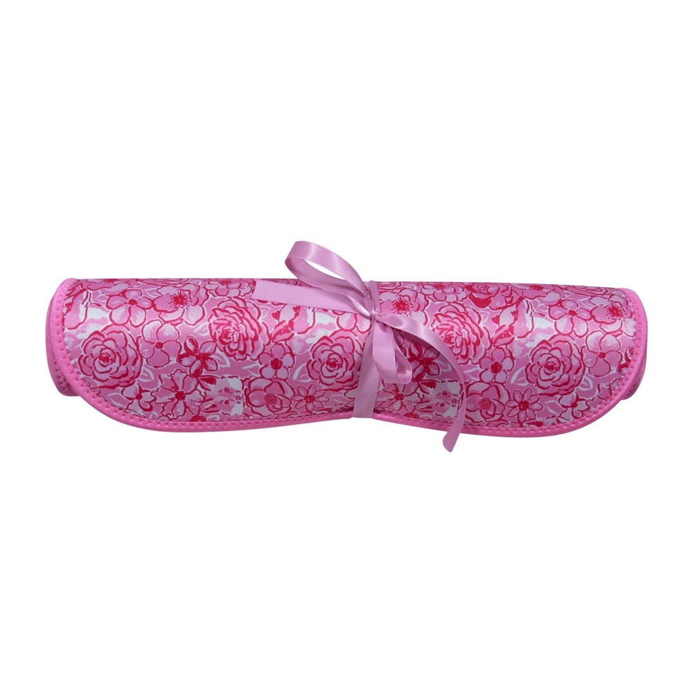 The Coral Palms® Swimsuit Saver Roll-up Neoprene Mat - Foxy Floral Collection