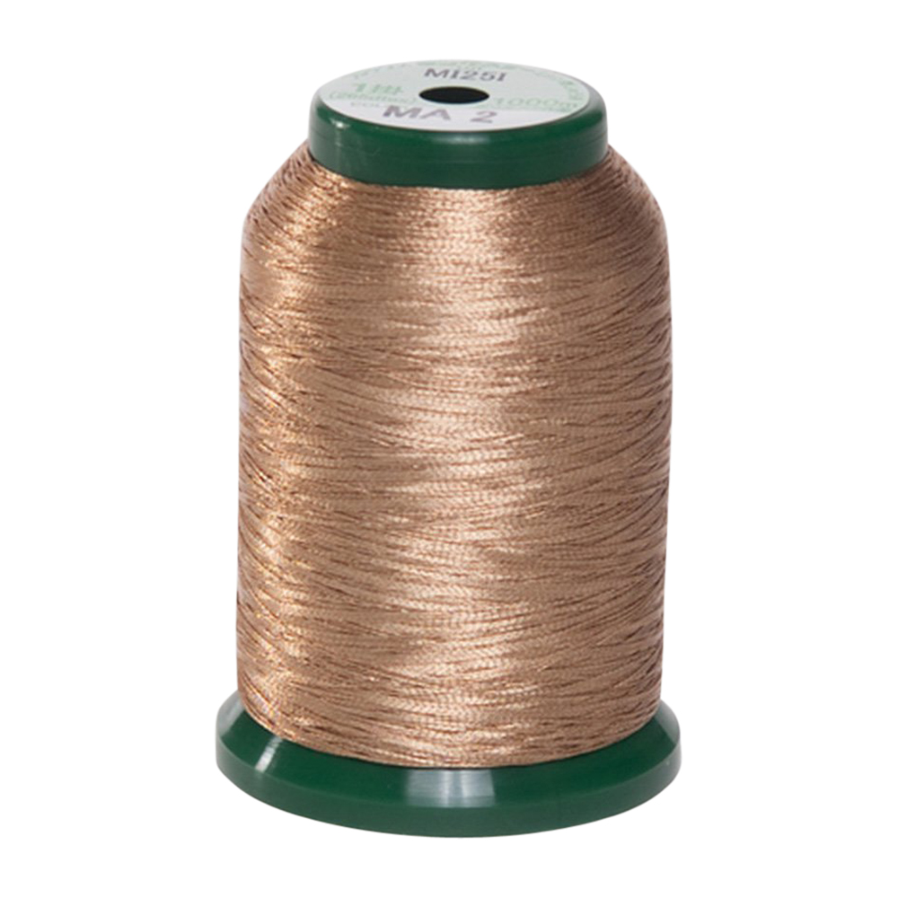 KingStar Metallic Embroidery Thread - MA - 2 Copper (A470002) from DIME - 1000m Spool