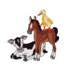 Barnyard Buddies Embroidery Designs by Amazing Designs on a Multi-Format CD-ROM ADP-40