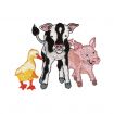 Barnyard Buddies Embroidery Designs by Amazing Designs on a Multi-Format CD-ROM ADP-40