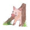Barnyard Buddies Embroidery Designs by Amazing Designs on a Multi-Format CD-ROM ADP-40