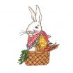Rabbits In My Garden Embroidery Designs by Amazing Designs on a Multi-Format CD-ROM ADP-42J