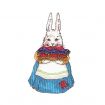 Rabbits In My Garden Embroidery Designs by Amazing Designs on a Multi-Format CD-ROM ADP-42J