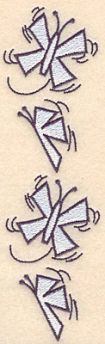 Winter's Butterfly Embroidery Designs by John Deer's Adorable Ideas - Multi-Format CD-ROM AIDAWB