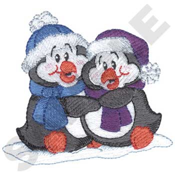 Playful Penguins Embroidery Designs by Dakota Collectibles on a CD-ROM 970250
