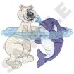 Polar Pals Embroidery Designs by Dakota Collectibles on a CD-ROM 970251