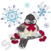 Animals with Snowflakes Embroidery Designs by Dakota Collectibles on a CD-ROM 970317
