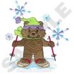 Animals with Snowflakes Embroidery Designs by Dakota Collectibles on a CD-ROM 970317
