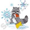 Animals with Snowflakes Embroidery Designs by Dakota Collectibles on a CD-ROM 970317