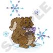 Animals with Snowflakes Embroidery Designs by Dakota Collectibles on a CD-ROM 970317