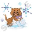 Animals with Snowflakes Embroidery Designs by Dakota Collectibles on a CD-ROM 970317