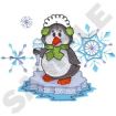 Animals with Snowflakes Embroidery Designs by Dakota Collectibles on a CD-ROM 970317
