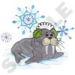 Animals with Snowflakes Embroidery Designs by Dakota Collectibles on a CD-ROM 970317